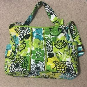 Used Vera Bradley On The Go Crossbody - Limes Up